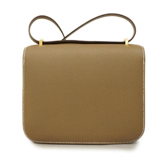 Hermes Shoulder Bag Constance 18 Epson Etoupe Gold Hardware Women's - Picture 11 of 11